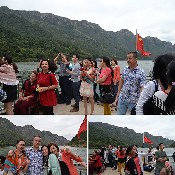 金艾陶員工輪船上風(fēng)采