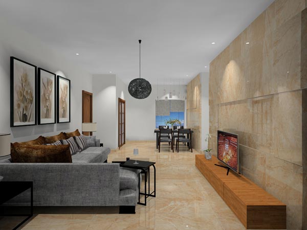 金艾陶家裝：佛山燈湖華府90㎡現代簡約裝修效果鑒賞