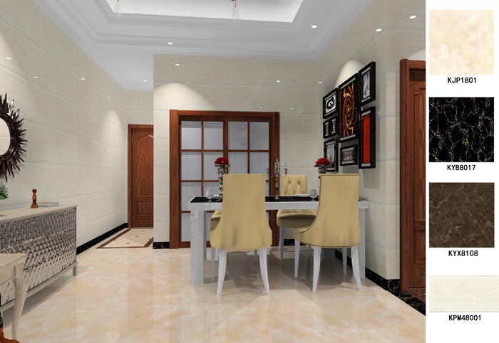 金艾陶家裝：東莞南城麗水佳園75㎡簡歐風格裝修鑒賞