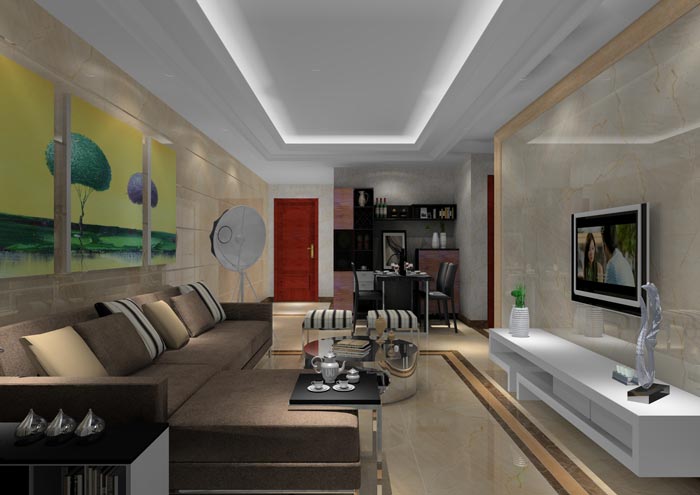 金艾陶家裝：佛山丹灶桂丹頤景園74㎡簡約現代裝修效果鑒賞