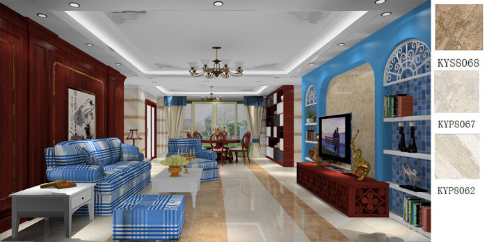 金艾陶家裝：佛山禪城怡翠晉盛花園171㎡的田園風格裝修鑒賞